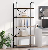 VidaXL Boekenkast artisanaal eikenkleurig 80 x 30 x 183 cm