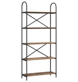 VidaXL Boekenkast Oud hout 80 x 30 x 183 cm Bewerkt hout