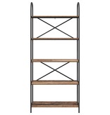 VidaXL Boekenkast Oud hout 80 x 30 x 183 cm Bewerkt hout