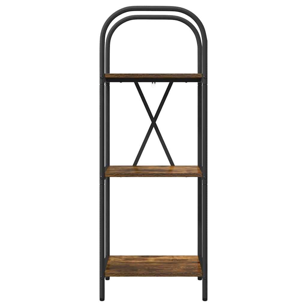 VidaXL Boekenkast Gerookt eiken 40 x 30 x 109 cm Bewerkt hout