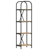 VidaXL Boekenkast artisanaal eikenkleurig 40 x 30 x 146 cm