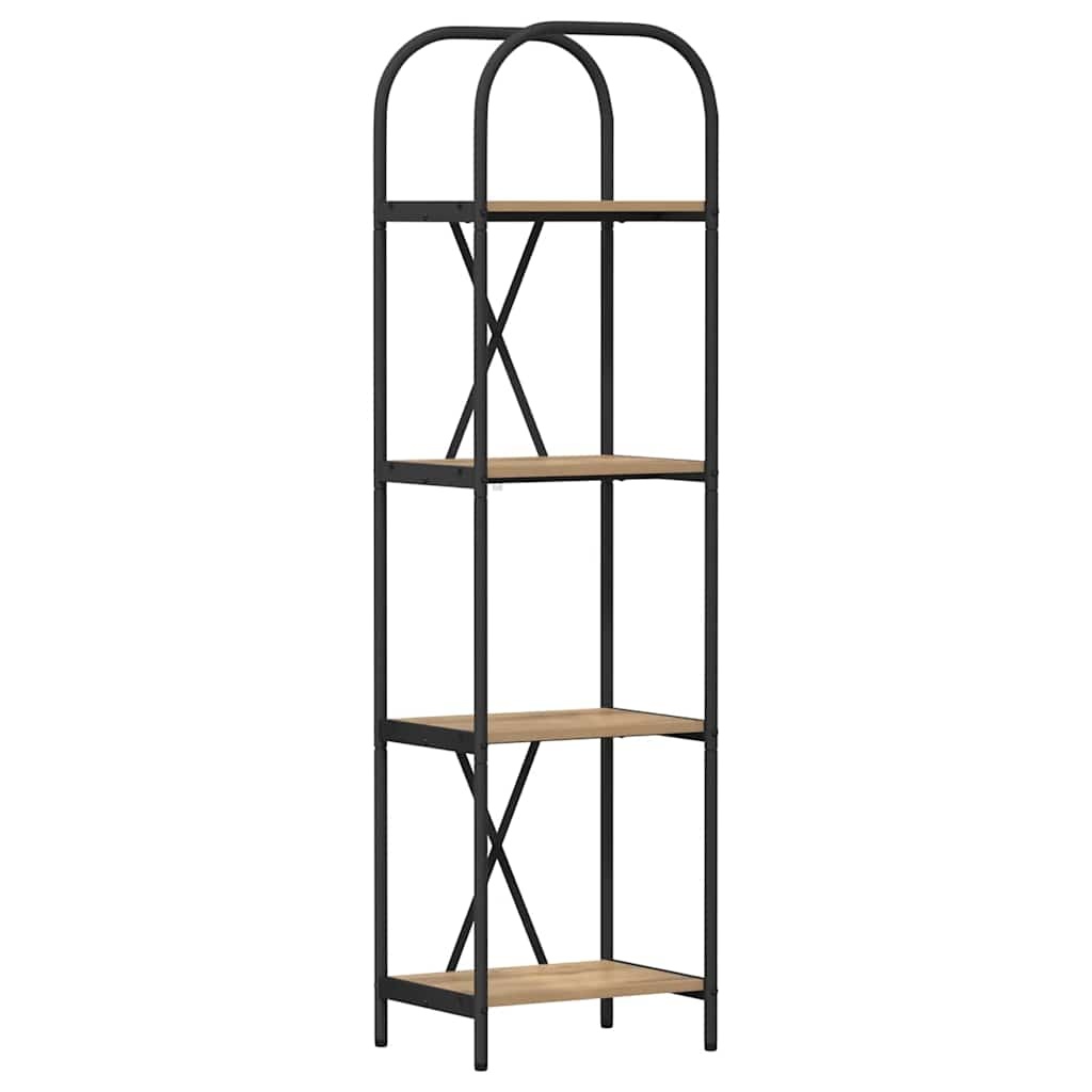 VidaXL Boekenkast artisanaal eikenkleurig 40 x 30 x 146 cm