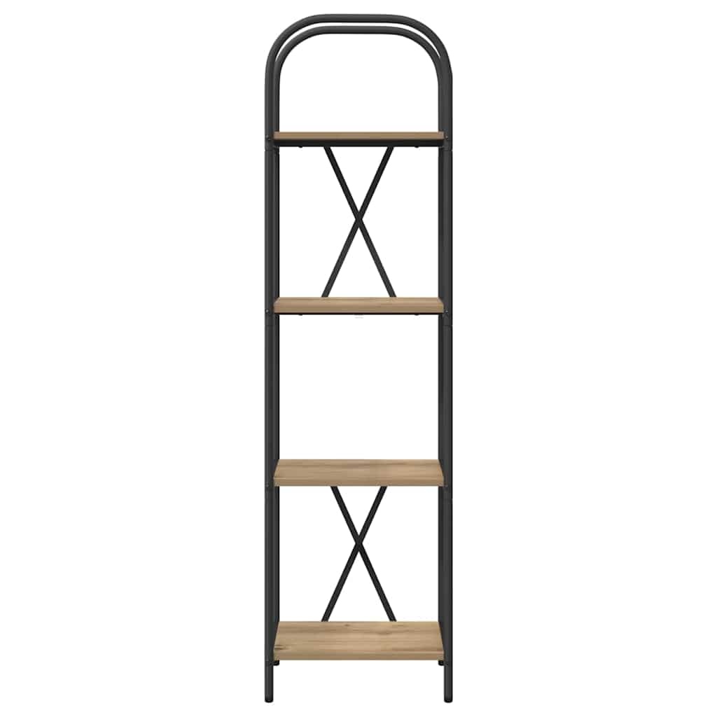 VidaXL Boekenkast artisanaal eikenkleurig 40 x 30 x 146 cm