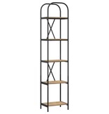 VidaXL Boekenkast artisanaal eikenkleurig 40 x 30 x 183 cm