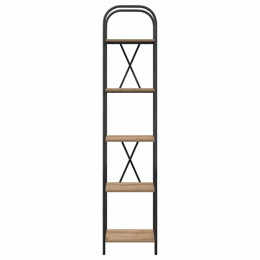 VidaXL Boekenkast artisanaal eikenkleurig 40 x 30 x 183 cm