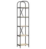 VidaXL Boekenkast Sonoma eiken 40 x 30 x 183 cm Bewerkt hout
