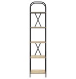 VidaXL Boekenkast Sonoma eiken 40 x 30 x 183 cm Bewerkt hout