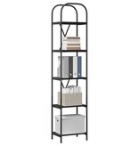 VidaXL Boekenkast Zwart eiken 40 x 30 x 183 cm Bewerkt hout