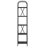 VidaXL Boekenkast Zwart eiken 40 x 30 x 183 cm Bewerkt hout