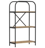 VidaXL Boekenkast artisanaal eikenkleurig 60 x 30 x 109 cm