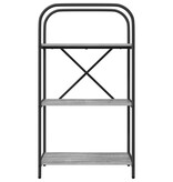 VidaXL Boekenkast Grijs sonoma 60 x 30 x 109 cm Bewerkt hout