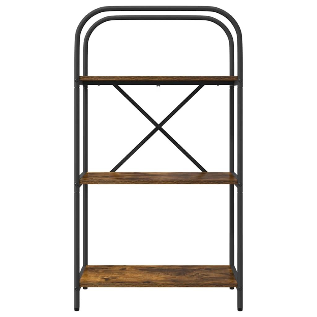 VidaXL Boekenkast Gerookt eiken 60 x 30 x 109 cm Bewerkt hout