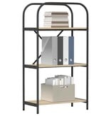 VidaXL Boekenkast Sonoma eiken 60 x 30 x 109 cm Bewerkt hout