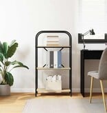 VidaXL Boekenkast Sonoma eiken 60 x 30 x 109 cm Bewerkt hout