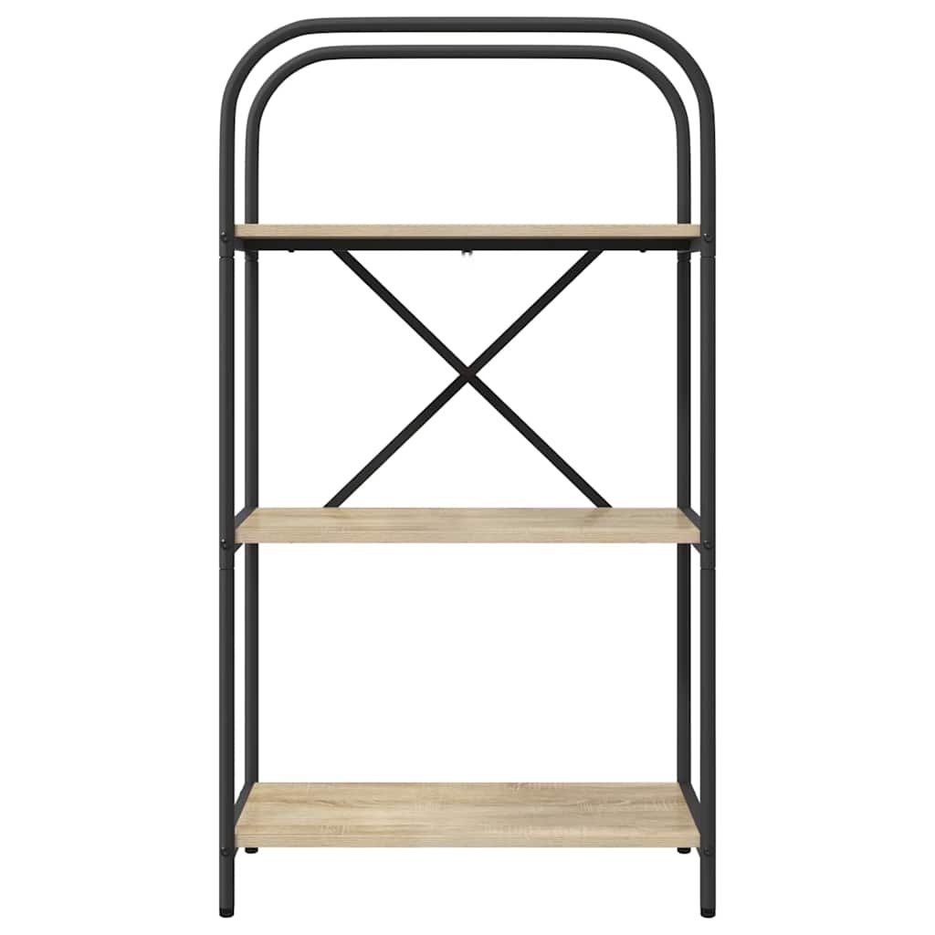 VidaXL Boekenkast Sonoma eiken 60 x 30 x 109 cm Bewerkt hout