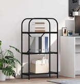 VidaXL Boekenkast Zwart eiken 60 x 30 x 109 cm Bewerkt hout