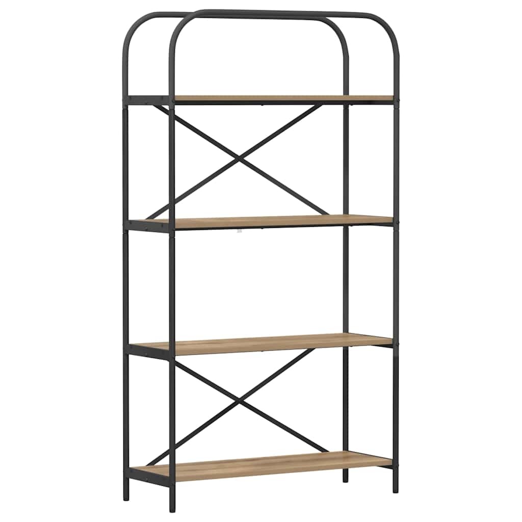 VidaXL Boekenkast artisanaal eikenkleurig 80 x 30 x 146 cm