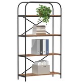 VidaXL Boekenkast Oud hout 80 x 30 x 146 cm Bewerkt hout