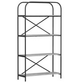 VidaXL Boekenkast Grijs sonoma 80 x 30 x 146 cm Bewerkt hout