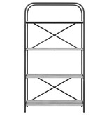 VidaXL Boekenkast Grijs sonoma 80 x 30 x 146 cm Bewerkt hout