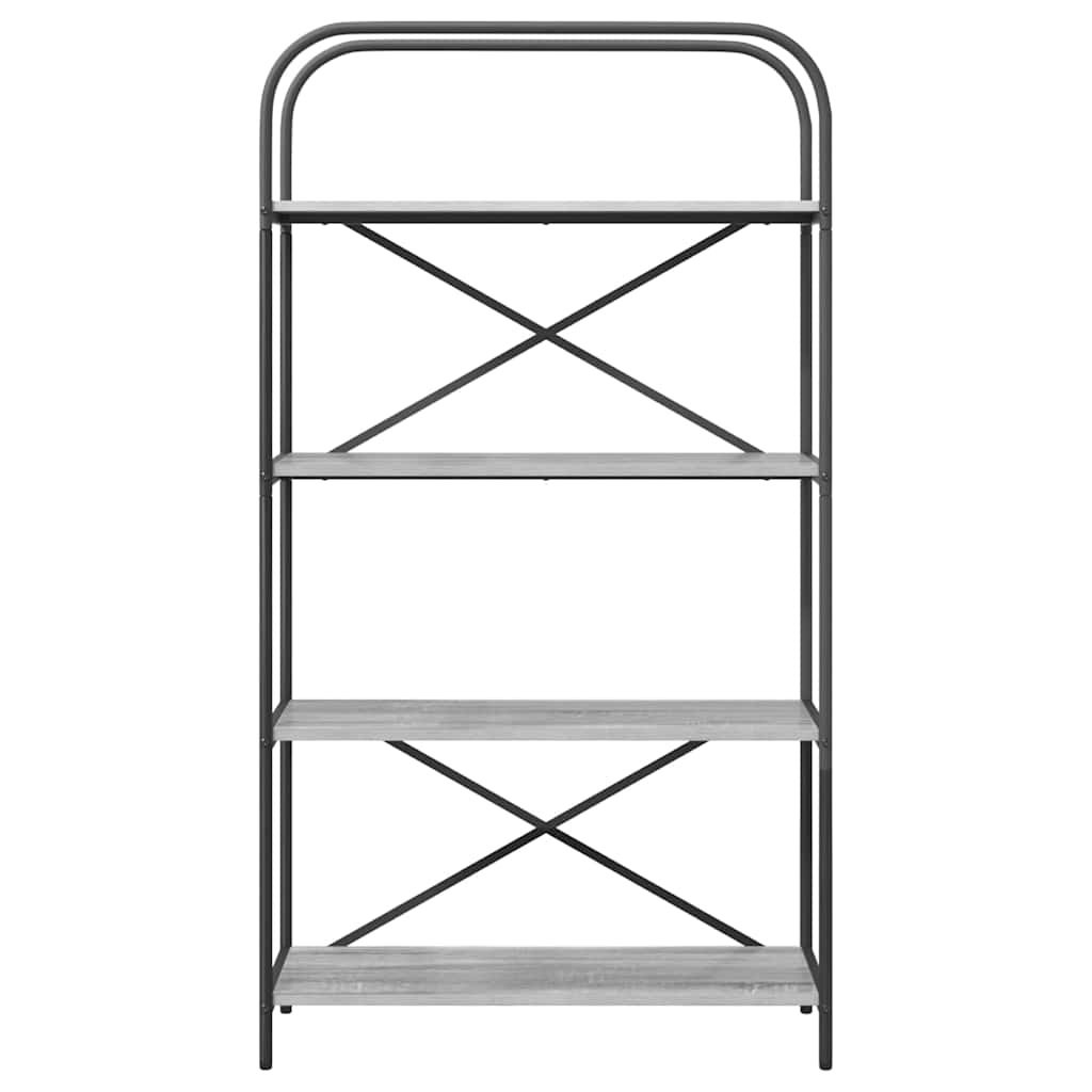 VidaXL Boekenkast Grijs sonoma 80 x 30 x 146 cm Bewerkt hout