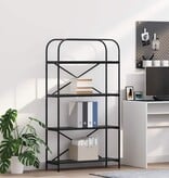 VidaXL Boekenkast Zwart eiken 80 x 30 x 146 cm Bewerkt hout