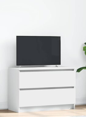 VidaXL Tv-meubel 80x35x54 cm spaanplaat wit
