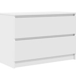 VidaXL Tv-meubel 80x35x54 cm spaanplaat wit