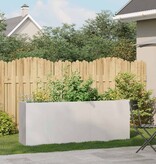 VidaXL Plantenbak 200x40x80 cm roestvrij staal