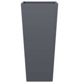 VidaXL Plantenbakken 2 st 35x35x75 cm staal antracietkleurig