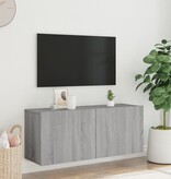 VidaXL Tv-meubel wandgemonteerd 100x30x41 cm grijs sonoma eikenkleurig