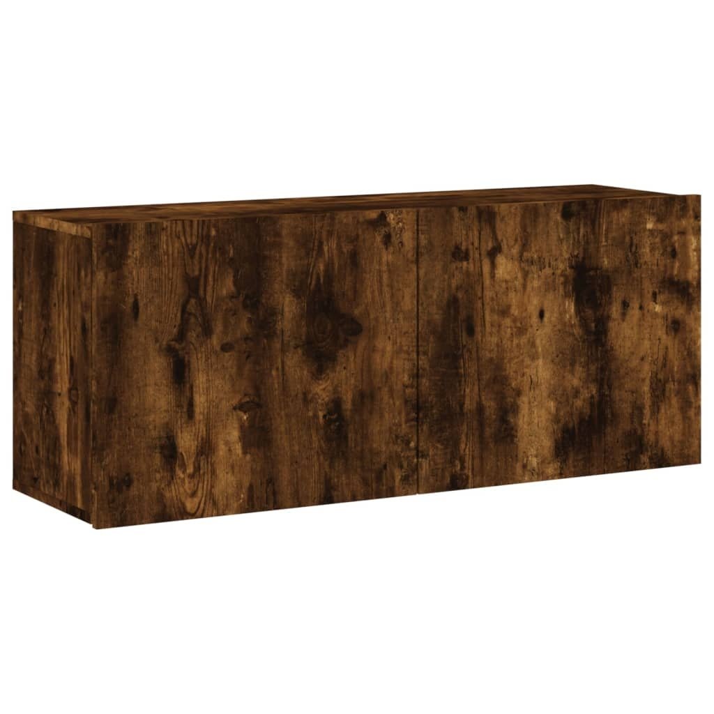 VidaXL Tv-meubel wandgemonteerd 100x30x41 cm gerookt eikenkleurig