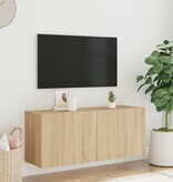 VidaXL Tv-meubel wandgemonteerd 100x30x41 cm sonoma eikenkleurig