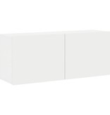 VidaXL Tv-meubel wandgemonteerd 100x30x41 cm wit
