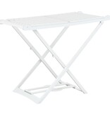 VidaXL Droogrek inklapbaar kunststof wit