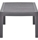 VidaXL Tuintafel 78x55x38 cm kunststof mokkakleurig