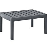 VidaXL Tuintafel 78x55x38 cm kunststof antracietkleurig