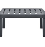 VidaXL Tuintafel 78x55x38 cm kunststof antracietkleurig
