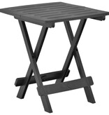 VidaXL Tuintafel inklapbaar 45x43x50 cm kunststof antraciet