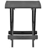 VidaXL Tuintafel inklapbaar 45x43x50 cm kunststof antraciet