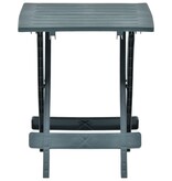 VidaXL Tuintafel inklapbaar 45x43x50 cm kunststof groen