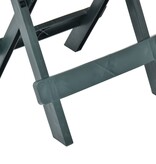 VidaXL Tuintafel inklapbaar 45x43x50 cm kunststof groen