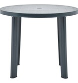 VidaXL Tuintafel 89 cm kunststof groen