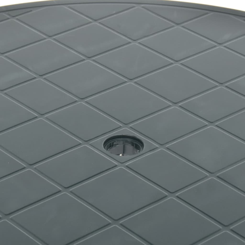 VidaXL Tuintafel 89 cm kunststof groen