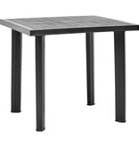 VidaXL Tuintafel 80x75x72 cm kunststof antraciet