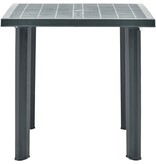 VidaXL Tuintafel 80x75x72 cm kunststof groen