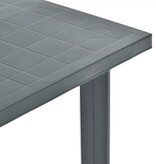 VidaXL Tuintafel 80x75x72 cm kunststof groen