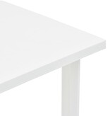 VidaXL Tuintafel 80x75x72 cm kunststof wit