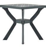 VidaXL Bistrotafel 70x70x72 cm kunststof groen