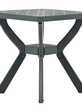 VidaXL Bistrotafel 70x70x72 cm kunststof groen